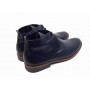 Ghete barbati, casual, din piele naturala, bleumarin STDG184BL