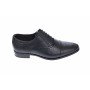 Pantofi barbati eleganti, cu siret, din piele naturala neagra - 356NEGRU