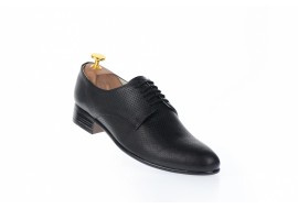 Oferta marimea 40, 44 - Pantofi barbati office, eleganti din piele naturala de culoare neagra , COD PRODUS -  NIC211SIRNP