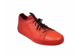 SNEAKERS BARBATI SPORT, PIELE NATURALA, CIUCALETI SHOES, 321ROSU