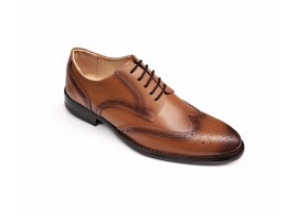 Pantofi barbati eleganti, din piele naturala, MARO CONIAC, CIUCALETI SHOES