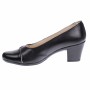 Pantofi dama eleganti piele naturala Negru si Alb P36NA