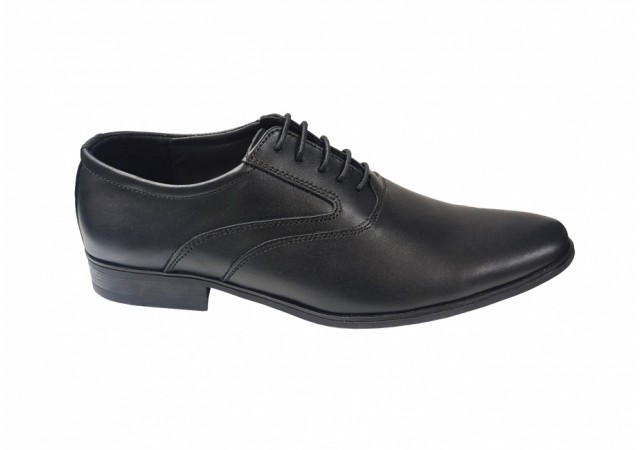 Pantofi barbati eleganti, din piele naturala, Negru, CIUCALETI SHOES, TEST28