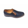 Pantofi barbati casual, din piele naturala, bleumarin, CIUCALETI SHOES, MARIOEBL