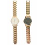 Ceas Dama casual, cu pietricele, GENEVA, auriu, quartz - GNVGOLD