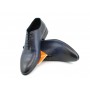 Pantofi barbati eleganti din piele naturala bleumarin - 026BLUE