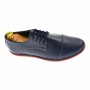 Pantofi barbati casual, din piele naturala, bleumarin  - TENBOX338T