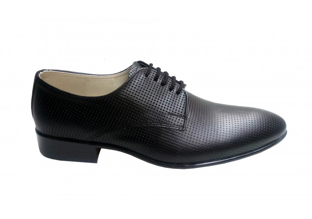 Pantofi barbati lux - eleganti din piele naturala - Negru STD35NPF