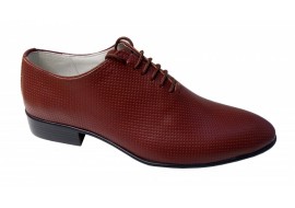 Pantofi barbati eleganti din piele naturala maro - cod STD35M