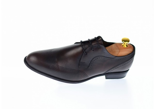 Pantofi barbati office, eleganti din piele naturala SIR020GML