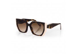 Ochelari de soare maro, pentru dama, Freelook Sunglasses, F1017-2